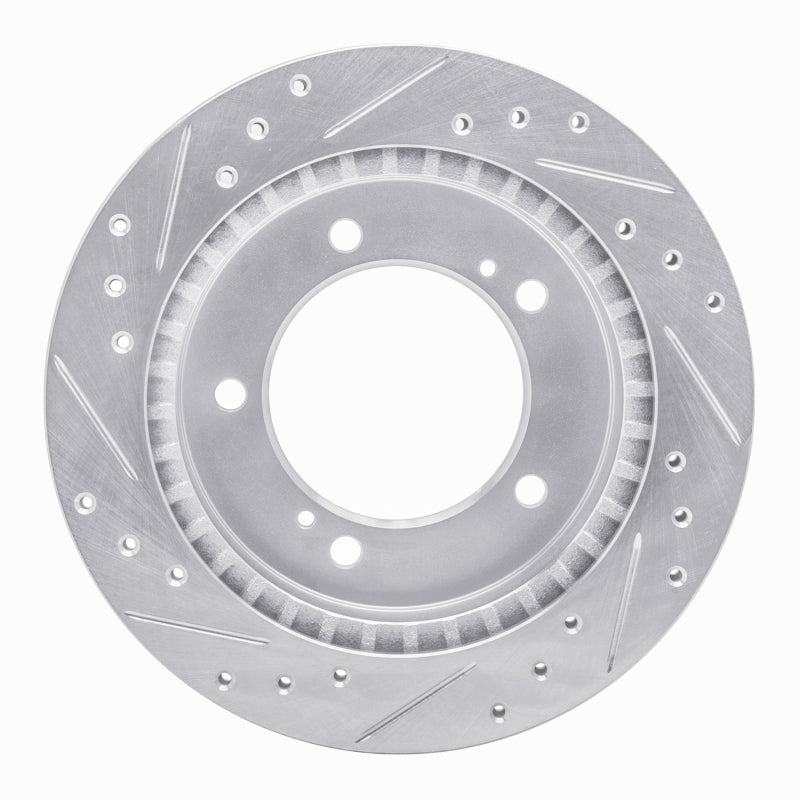 R1 Concepts R1 91-98 Chevrolet Tracker Front Right Drilled & Slotted Silver Brake Rotor
