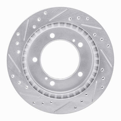 R1 Concepts R1 91-98 Chevrolet Tracker Front Right Drilled & Slotted Silver Brake Rotor