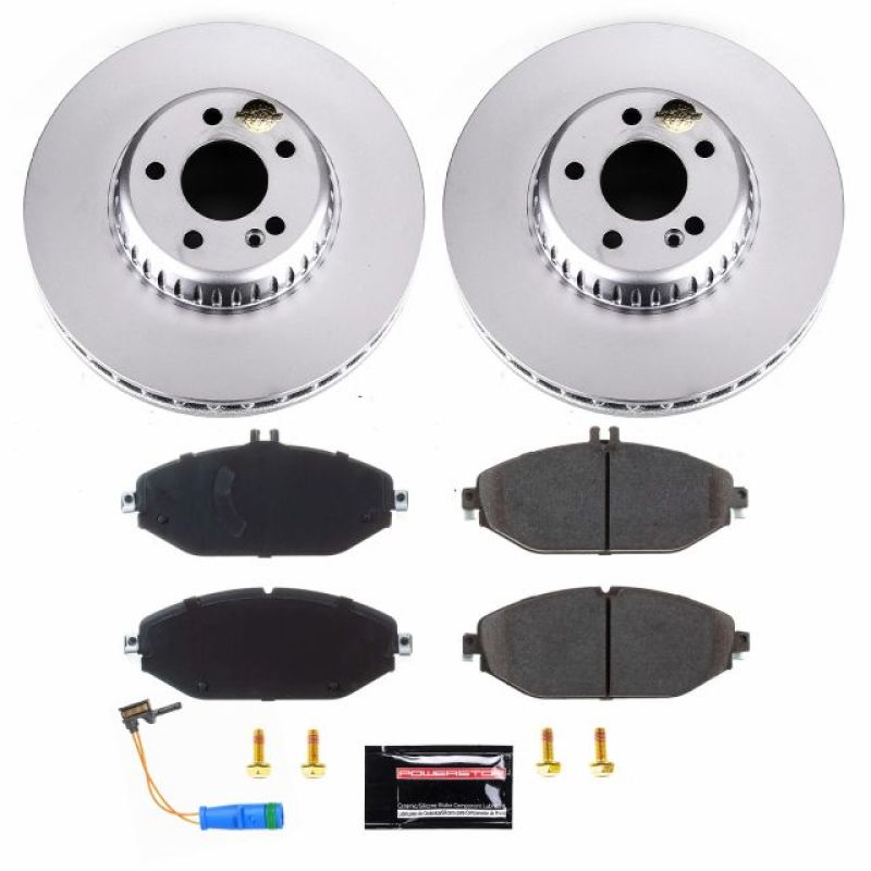PowerStop Power Stop 17-18 Mercedes-Benz C300 Front Z23 Evolution Sport Coated Brake Kit