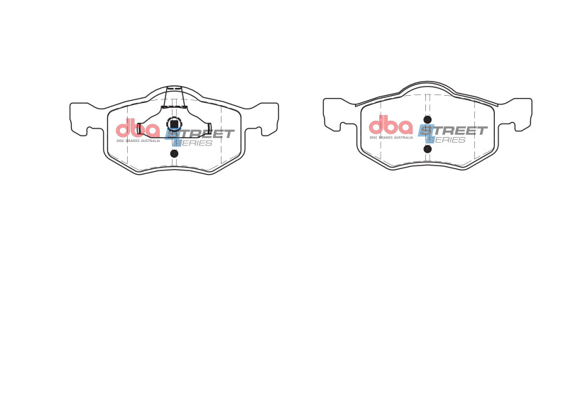 DBA 01-07 Ford Escape Street Series Front Brake Pads
