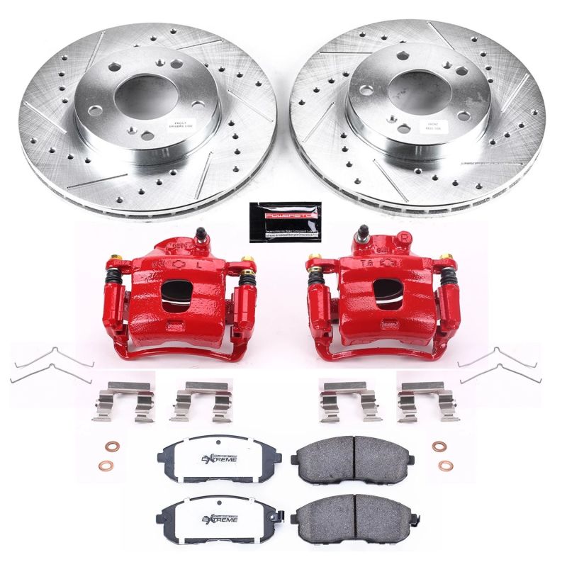 PowerStop Power Stop 96-99 Infiniti I30 Front Z26 Street Warrior Brake Kit w/Calipers