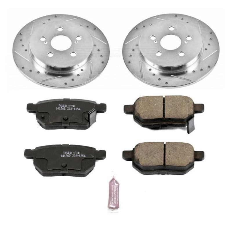 PowerStop Power Stop 09-10 Pontiac Vibe Rear Z23 Evolution Sport Brake Kit