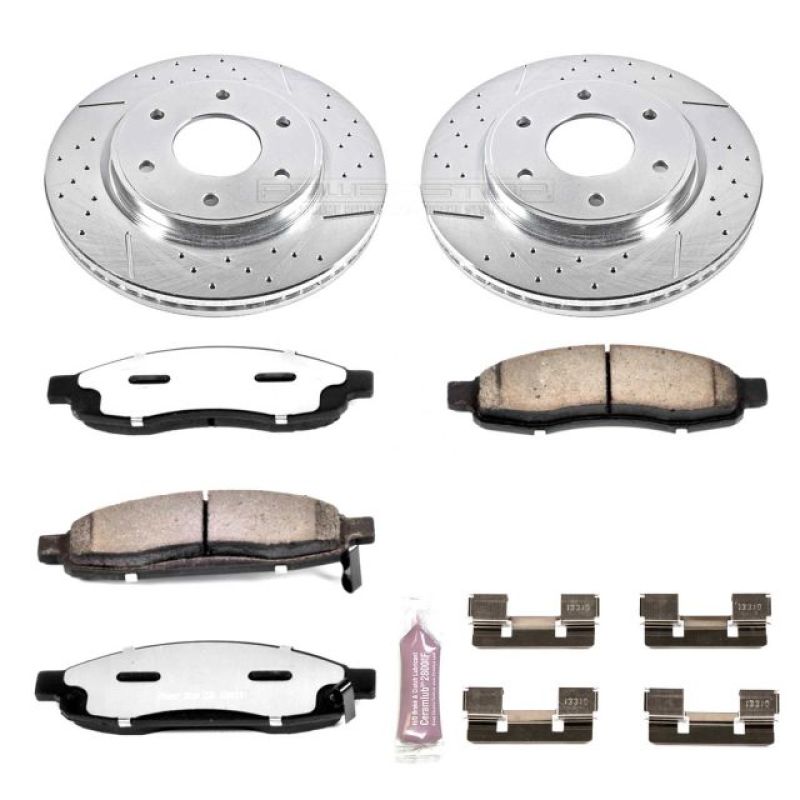 PowerStop Power Stop 05-07 Infiniti QX56 Front Z36 Truck & Tow Brake Kit