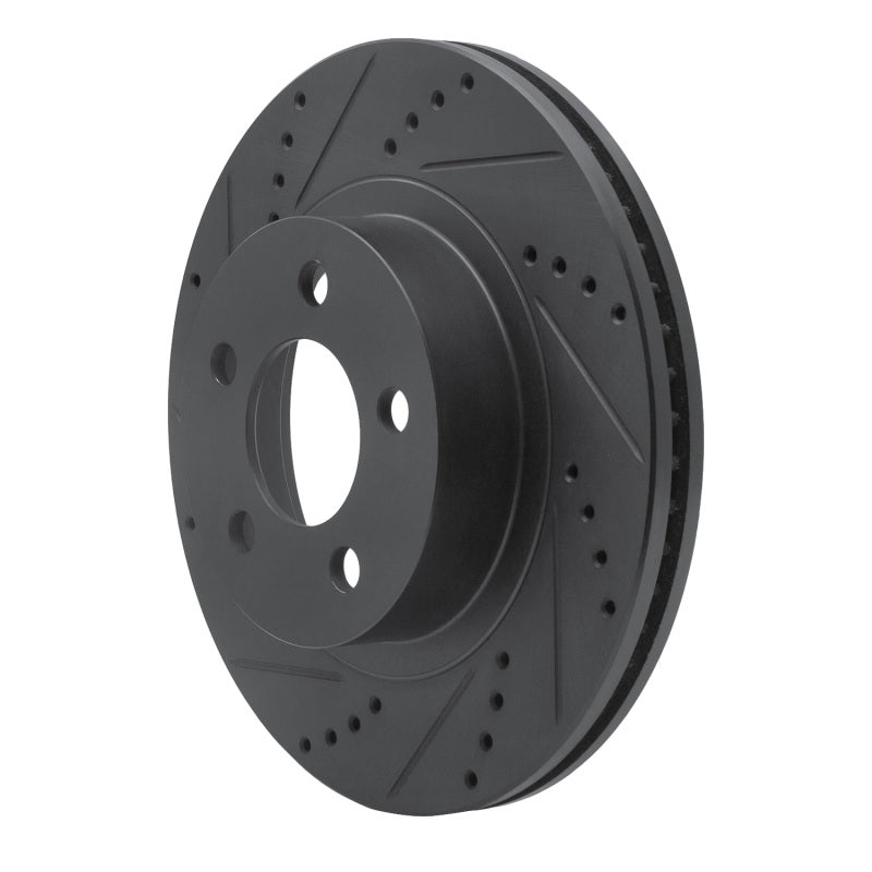 R1 Concepts R1 01-11 Ford Ranger (USA/Canada) Front Left Drilled & Slotted Black Brake Rotor