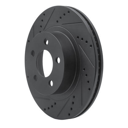 R1 Concepts R1 01-11 Ford Ranger (USA/Canada) Front Left Drilled & Slotted Black Brake Rotor