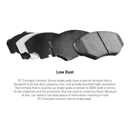 R1 Concepts R1 05-20 Cadillac Escalade ESV Front R1 Ceramic Brake Pads
