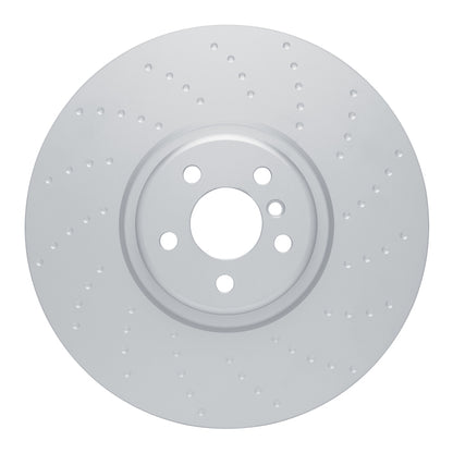 DFC 19-22 BMW X5 Right Front GeoSPEC Coated Rotor - Dimpled