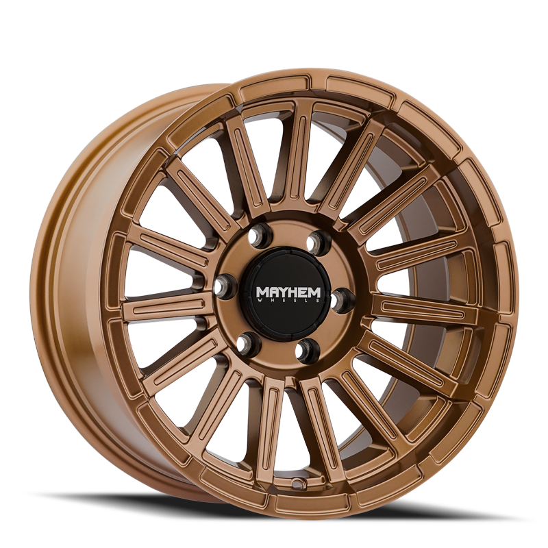 Mayhem 8309 Granite 17x9 / 5x127 BP / 0mm Offset / 78.1mm Hub Matte Bronze