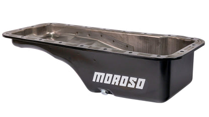 Moroso Ford 352-428 FE Stock (w/Front Sump) Wet Sump 5qt 5in Steel Oil Pan