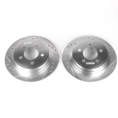 PowerStop Power Stop 04-08 Chrysler Pacifica Rear Evolution Drilled & Slotted Rotors - Pair