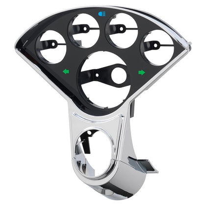 Autometer 55-56 Chevy Cars 5-Gauge Dash Panel (Fits One 3-3/8in Tach & Four 2-1/16in Gauges)