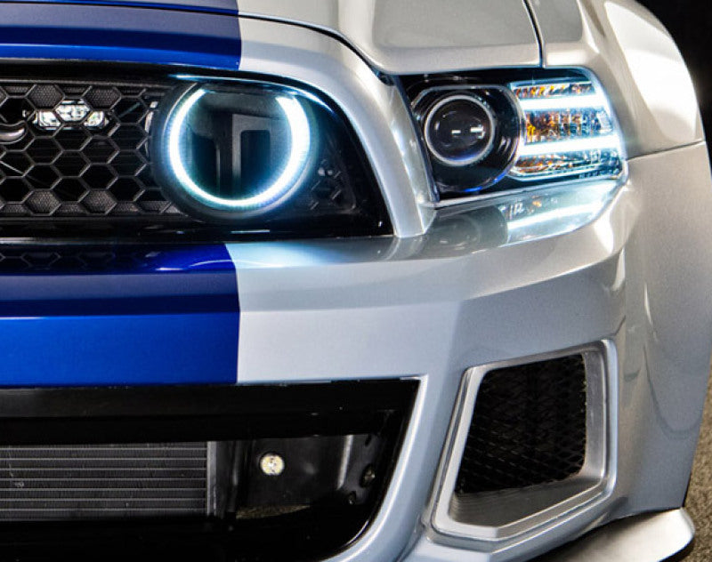 ORACLE Lighting Oracle Ford Mustang 10-13 WP LED Fog Halo Kit (Grille Style) - White
