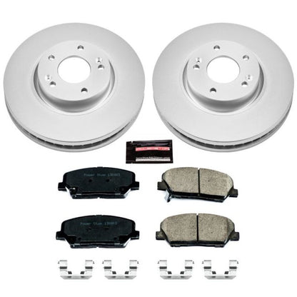 PowerStop Power Stop 13-15 Hyundai Veloster Front Z17 Evolution Geomet Coated Brake Kit
