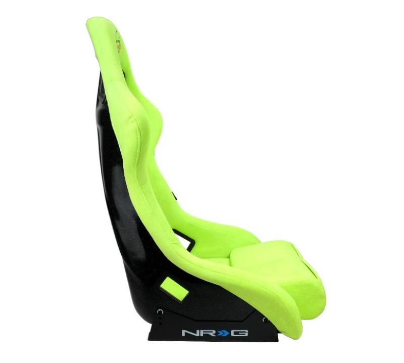 NRG FRP Bucket Seat PRISMA Edition - Medium (Neon Green/ Pearlized Back)