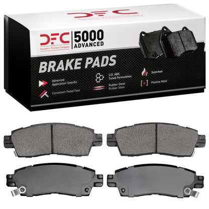 DFC 07-10 Saturn Outlook Rear 5000 Advanced Semi Metallic Brake Pads
