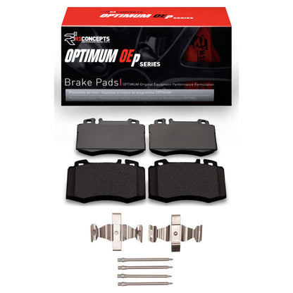R1 Concepts R1 02-06 Mercedes-Benz C320 Front Optimum OE Pads & Hardware Kit