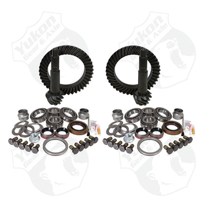 Yukon Gear & Axle Yukon Gear & Install Kit Package For Jeep JK Rubicon in a 5.38 Ratio
