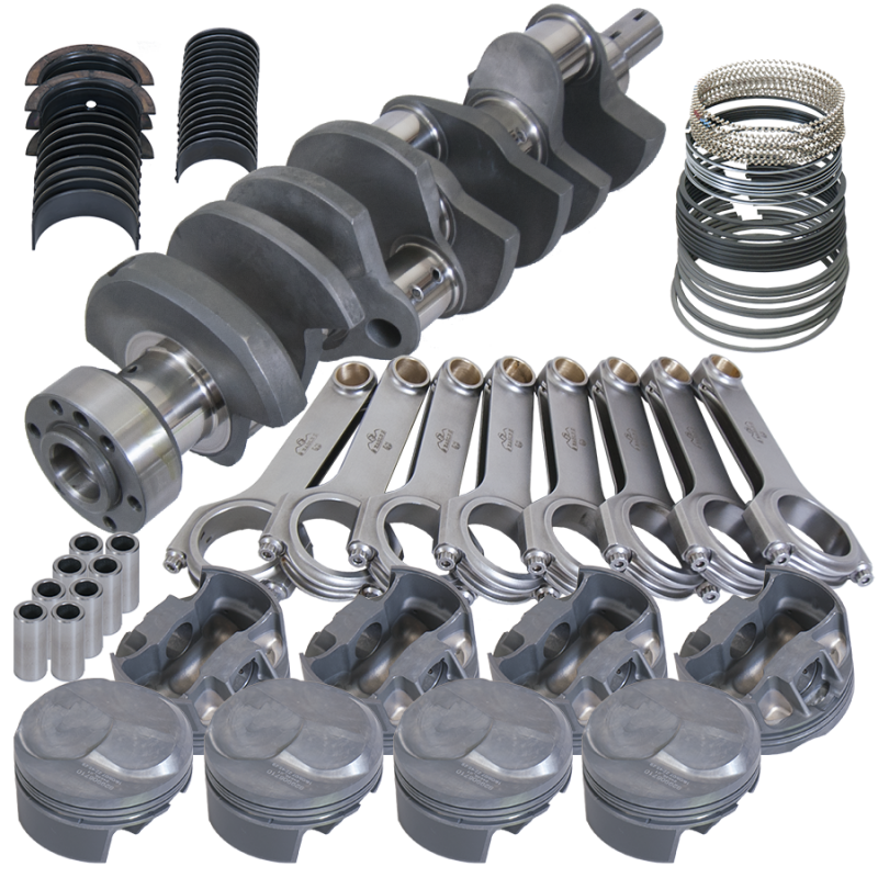 Eagle Chevy Tall 454 1Pc 4.250in Crank 6.800in H-Beam 43cc Dome 4.280in Pistons Rotating Assembly