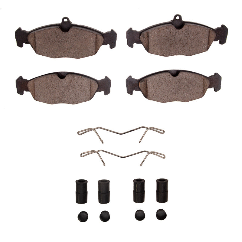 R1 Concepts R1 1997-2006 Jaguar VanDEN PLAS Rear R1 Semi Met Pads & Hardware Kit