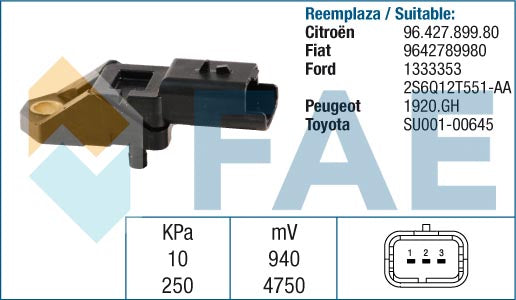 FAE AE15027 Altitude Adaption Air Pressure Sensor