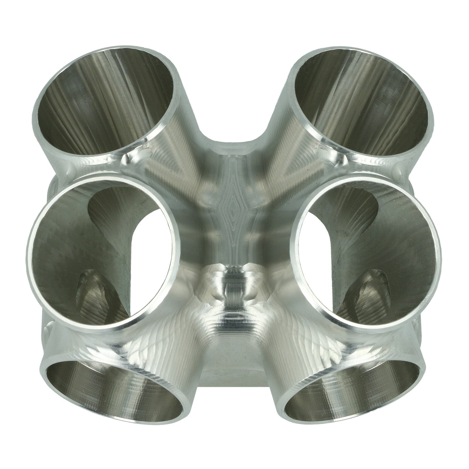 Turbozentrum 220281 4-Cyl. CNC stainless steel turbo manifold collector T3 Twinscroll with 2x Wastegate ports