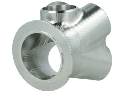 Turbozentrum 119316 4-Cyl. CNC stainless steel V-Band collector for BorgWarner EFR turbochargers - with 38mm Wastegate port