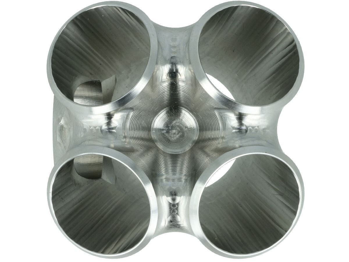 Turbozentrum 119316 4-Cyl. CNC stainless steel V-Band collector for BorgWarner EFR turbochargers - with 38mm Wastegate port