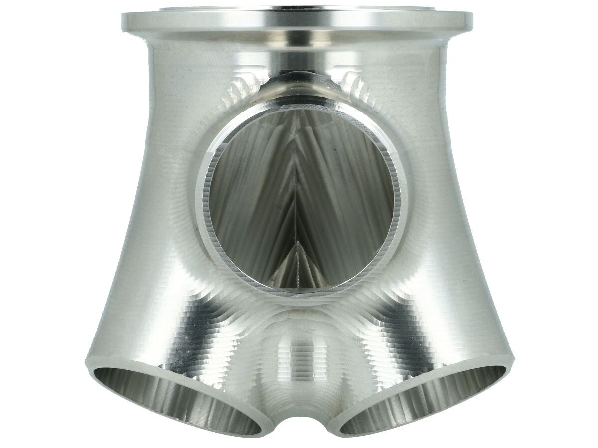 Turbozentrum 182602 4-Cyl. CNC stainless steel V-Band collector for Garrett Garrett GTX28 - with 38mm Wastegate port