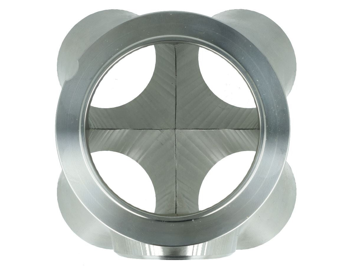 Turbozentrum 182602 4-Cyl. CNC stainless steel V-Band collector for Garrett Garrett GTX28 - with 38mm Wastegate port