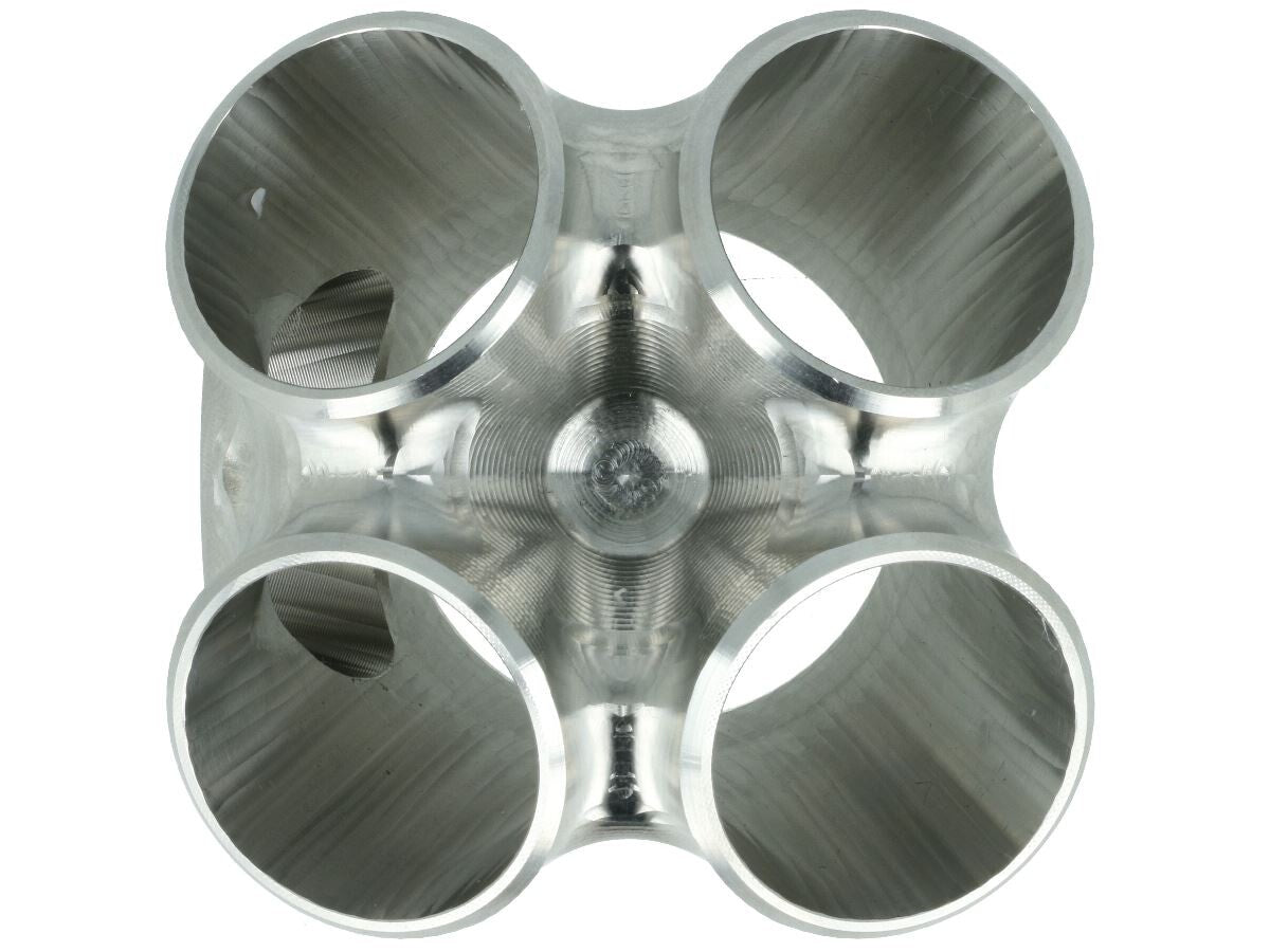 Turbozentrum 119312 4-Cyl. CNC stainless steel V-Band collector for Garrett GTX30 / GTX35 / G25 / G30 / G35 - with 38mm Wastegate port