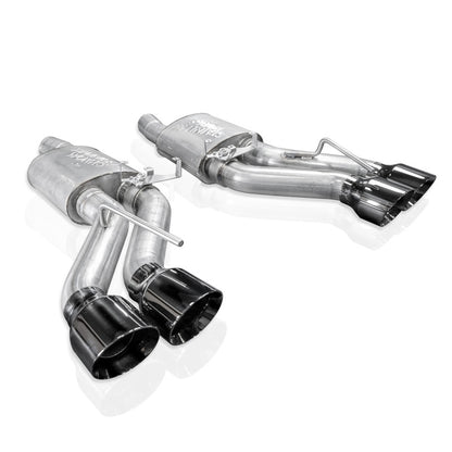 Stainless Works 22-25 Cadillac CT5-V Blackwing Axle Back Exhaust - Black Chrome Tips