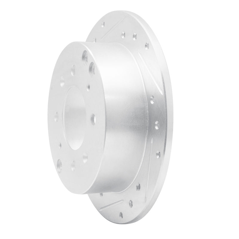 R1 Concepts R1 99-06 Hyundai SONATA Rear Left Drilled & Slotted Silver Brake Rotor