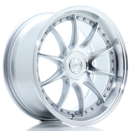 JR Wheels JR4118855X1572SM JR Wheels JR41 18x8,5 ET15-35 5H BLANK Silver Machined Face