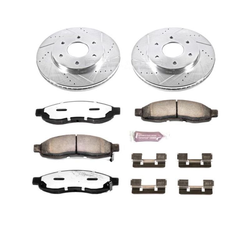 PowerStop Power Stop 04-05 Infiniti QX56 Front Z36 Truck & Tow Brake Kit