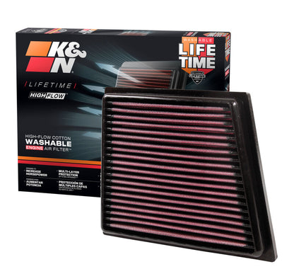 K&N Engineering K&N 08 Ford Fiesta 1.25L-L4 Drop In Air Filter