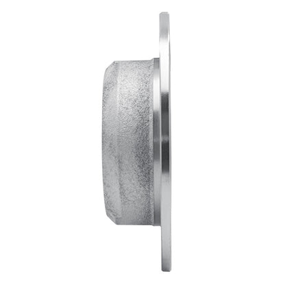 R1 Concepts R1 64-94 Alfa Romeo Giulia Sprint Rear Left Drilled & Slotted Silver Brake Rotor