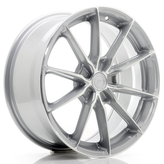 JR Wheels JR3718805L4572SM JR Wheels JR37 18x8 ET45 5x112 Silver Machined