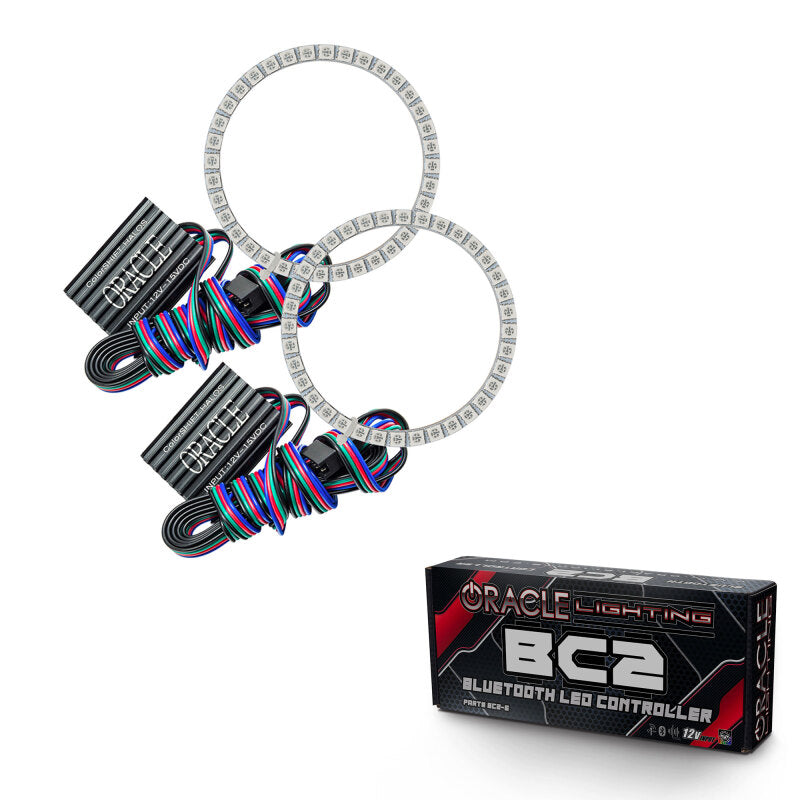 ORACLE Lighting Oracle Ford Mustang 15-17 Halo Kit - ColorSHIFT w/ BC1 Controller