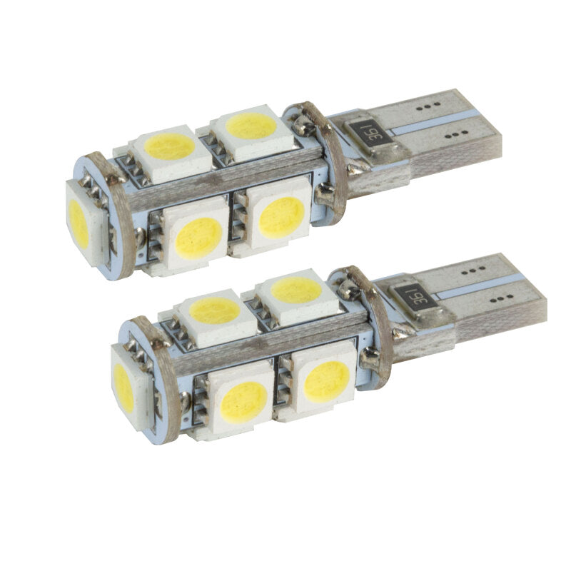 ORACLE Lighting Oracle T10 9 LED 3 Chip SMD Bulbs (Pair) - Cool White
