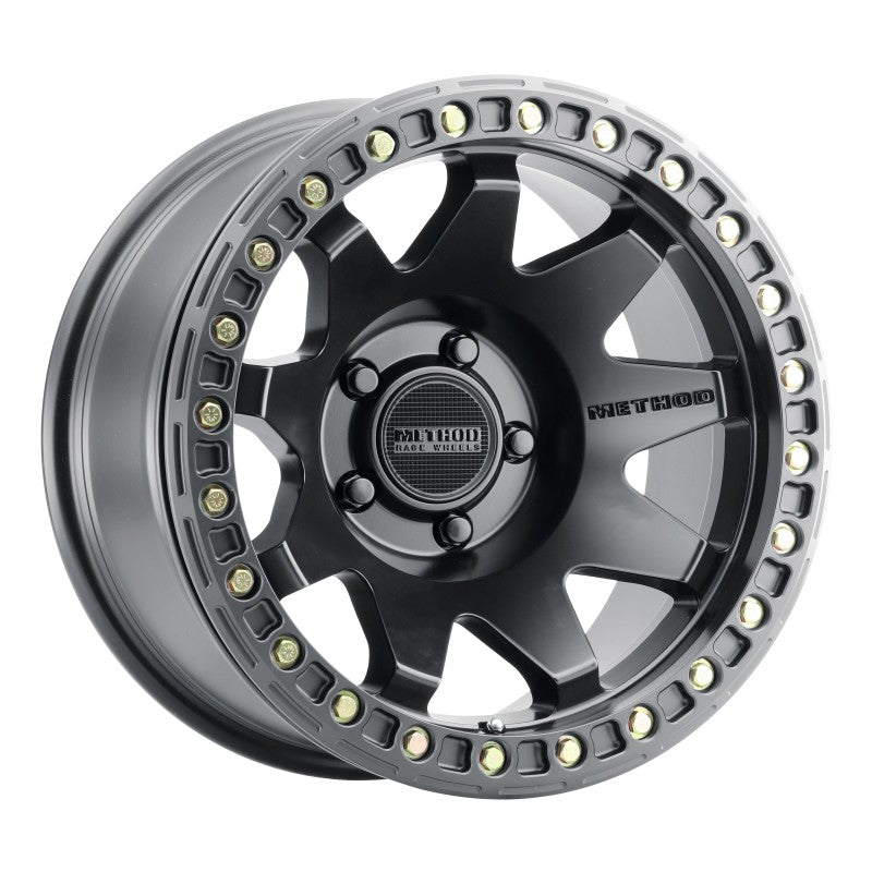 Method Wheels Method MR108 17x9 -44mm Offset 5x5 71.5mm CB Matte Black w/BH-H24125-38 Wheel