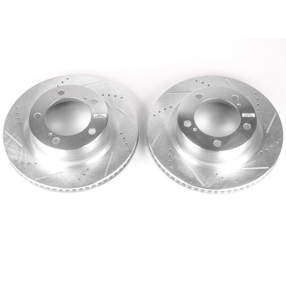 PowerStop Power Stop 08-11 Lexus LX570 Front Evolution Drilled & Slotted Rotors - Pair