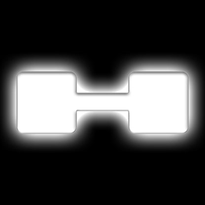 ORACLE Lighting Universal Illuminated LED Letter Badges - Matte Wht Surface Finish - H