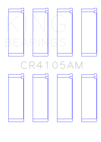 King Engine Bearings Mazda FS-DE L4/FP L4/FS L4  DOHC 16 Valve (Size +0.75) Rod Bearing Set