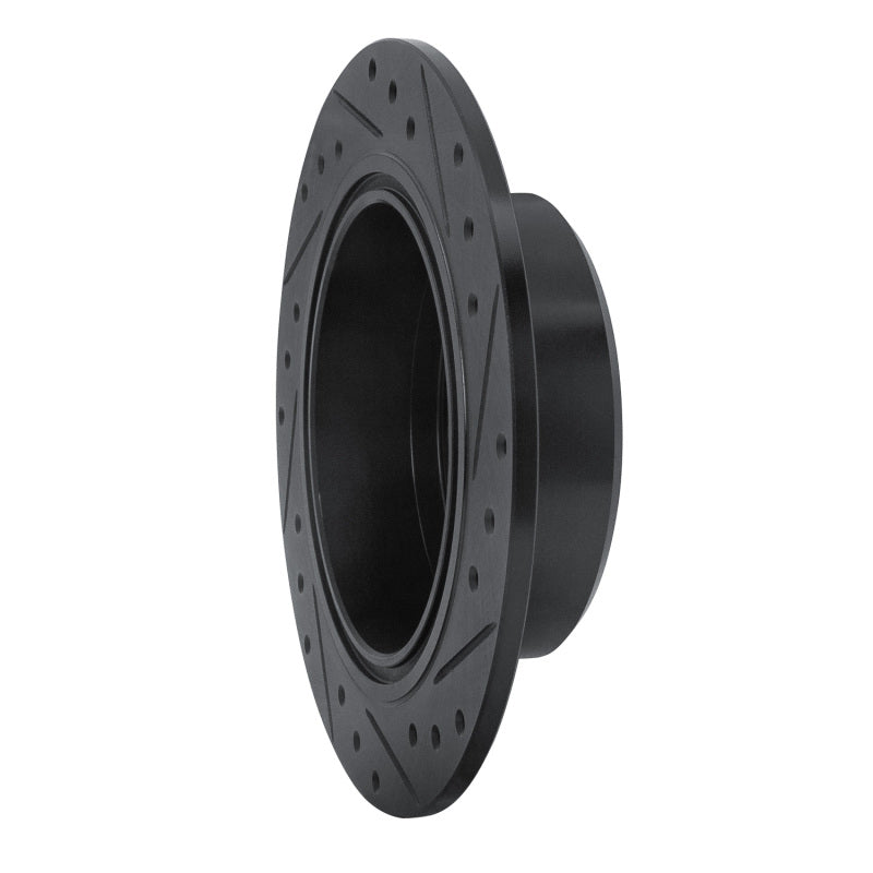 R1 Concepts R1 95-99 Toyota AVALON Rear Left Drilled & Slotted Black Brake Rotor