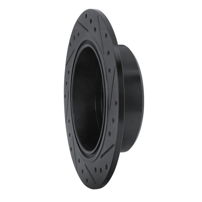 R1 Concepts R1 95-99 Toyota AVALON Rear Left Drilled & Slotted Black Brake Rotor