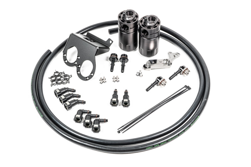 Radium Engineering Dual Catch Can Kit 17-19 Corvette LT1 w/ Dry Sump Fluid Lock