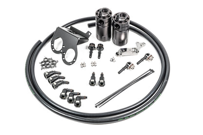 Radium Engineering Dual Catch Can Kit 17-19 Corvette LT1 w/ Dry Sump Fluid Lock