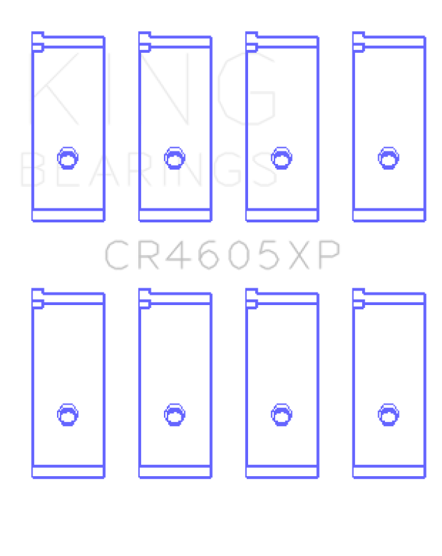 King Engine Bearings Suzuki G13A/G13B (Size STD) Performance Rod Bearing Set