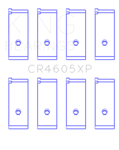 King Engine Bearings Suzuki G13A/G13B/G13Ba/G13Bb (Size +0.25mm) Connecting Rod Bearing Set