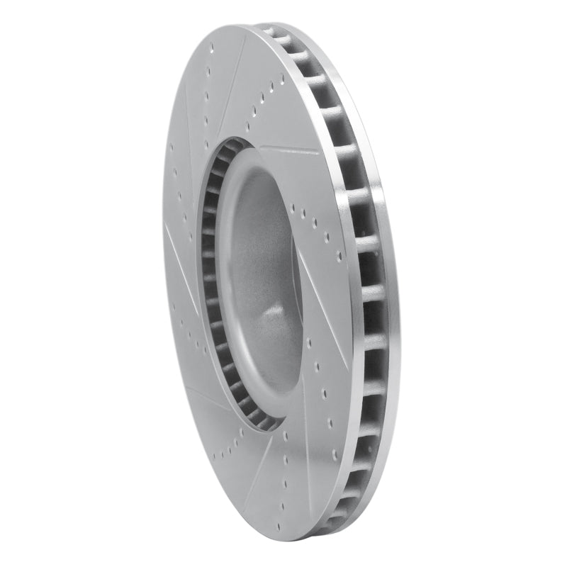 R1 Concepts R1 10-12 Land Rover Range Rover Front Right Drilled & Slotted Silver Brake Rotor